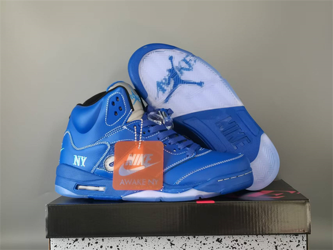 Men's Running Weapon Air Jordan 5 Royal Shoes 0113 Men's Running Weapon Air Jordan 5 Royal Shoes 0113