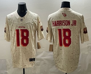 Men's Arizona Cardinals #18 Marvin Harrison Jr. 2025 F.U.S.E. 'Rivalries' Vapor Untouchable Limited Stitched Jersey