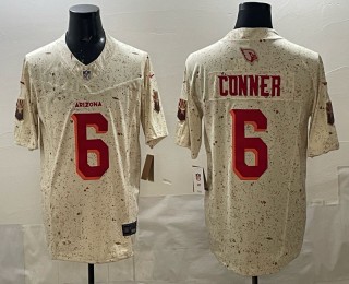 Men's Arizona Cardinals #6 James Conner 2025 F.U.S.E. 'Rivalries' Vapor Untouchable Limited Stitched Jersey