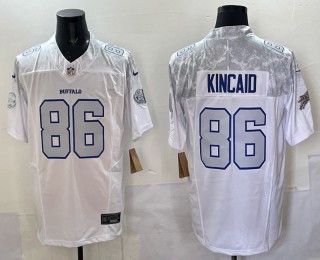 Men's Buffalo Bills #86 Dalton Kincaid White 2025 F.U.S.E. 'Rivalries' Vapor Untouchable Limited Stitched Football Jersey