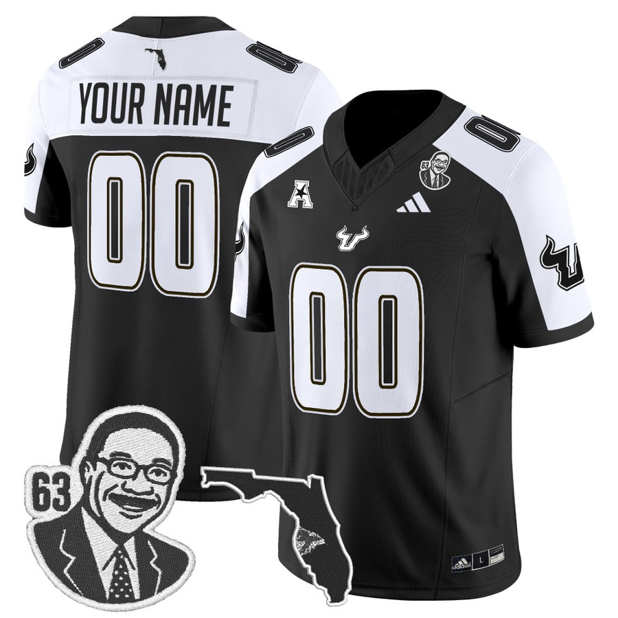 Men's South Florida Bulls Custom 'Lee Roy Selmon Legacy Edition' Vapor F.U.S.E. Limited Stitched Football Jersey - Black Alternate