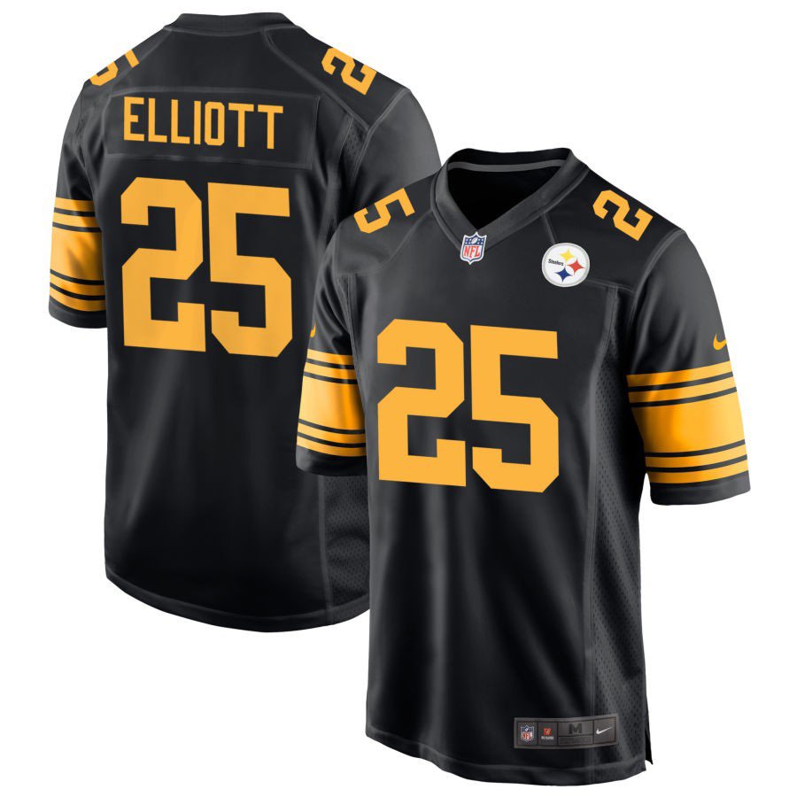 Men's Pittsburgh Steelers #25 DeShon Elliott Black Color Rush Vapor Untouchable Limited Stitched Jersey