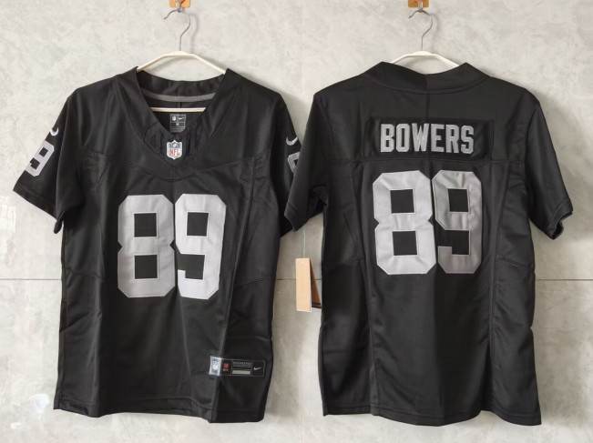 Youth Las Vegas Raiders #89 Brock Bowers Black 2025 Draft F.U.S.E. Vapor Untouchable Limited Stitched Football Jersey Youth Las Vegas Raiders #89 Brock Bowers Black 2025 Draft F.U.S.E. Vapor Untouchable Limited Stitched Football Jersey