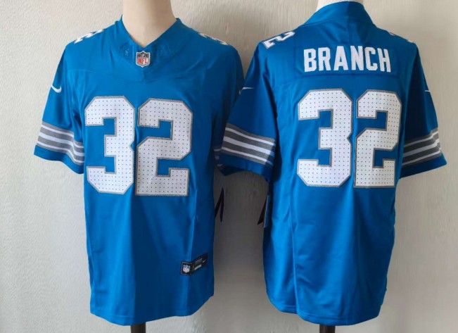 Youth Detroit Lions #32 Brian Branch Blue 2025 F.U.S.E. Vapor Limited Stitched Jersey Youth Detroit Lions #32 Brian Branch Blue 2025 F.U.S.E. Vapor Limited Stitched Jersey