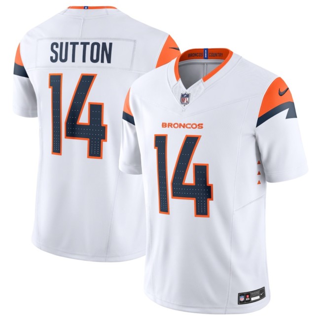 Youth Denver Broncos #14 Courtland Sutton White 2024 F.U.S.E Vapor Untouchable Limited Stitched Jersey Youth Denver Broncos #14 Courtland Sutton White 2024 F.U.S.E Vapor Untouchable Limited Stitched Jersey