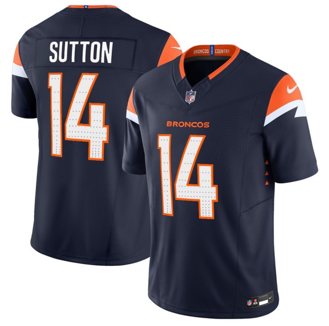 Youth Denver Broncos #14 Courtland Sutton Navy 2024 F.U.S.E Vapor Untouchable Limited Stitched Jersey Youth Denver Broncos #14 Courtland Sutton Navy 2024 F.U.S.E Vapor Untouchable Limited Stitched Jersey