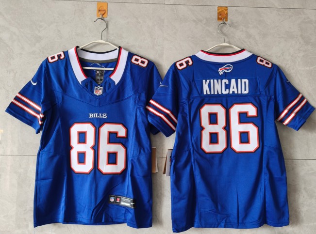 Youth Buffalo Bills #86 Dalton Kincaid Blue 2024 F.U.S.E. Vapor Untouchable Limited Stitched Football Jersey
