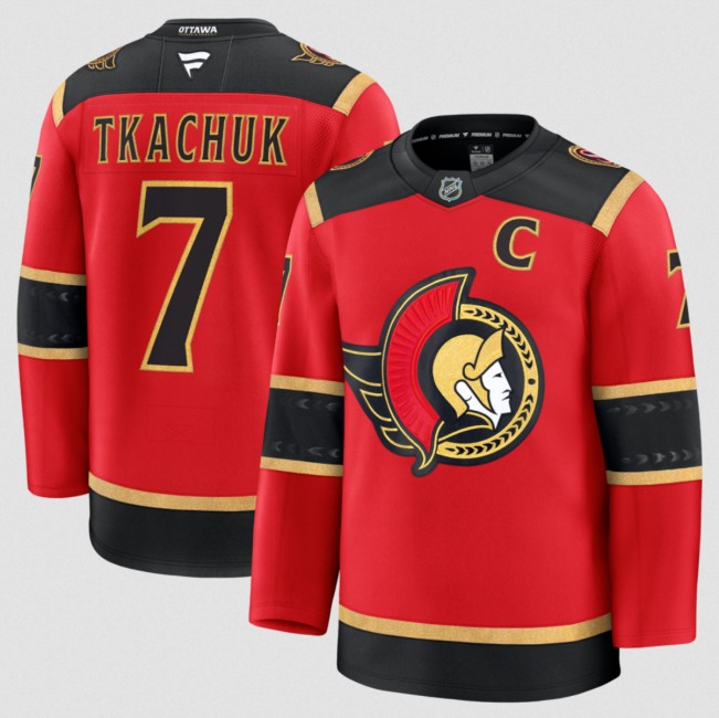 Men's Ottawa Senators #7 Brady Tkachuk Red Alternate With C Patch Stitched Hockey Jersey Men's Ottawa Senators #7 Brady Tkachuk Red Alternate With C Patch Stitched Hockey Jersey