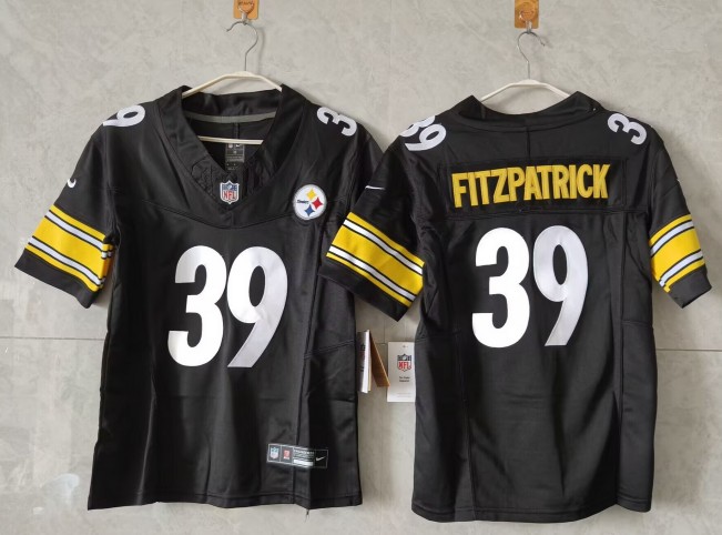 Youth Pittsburgh Steelers #39 Minkah Fitzpatrick Black F.U.S.E. Vapor Untouchable Limited Stitched Football Jersey