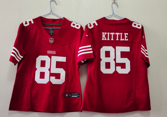Youth San Francisco 49ers #85 George Kittle Red 2024 F.U.S.E. Vapor Untouchable Limited Stitched Football Jersey Youth San Francisco 49ers #85 George Kittle Red 2024 F.U.S.E. Vapor Untouchable Limited Stitched Football Jersey