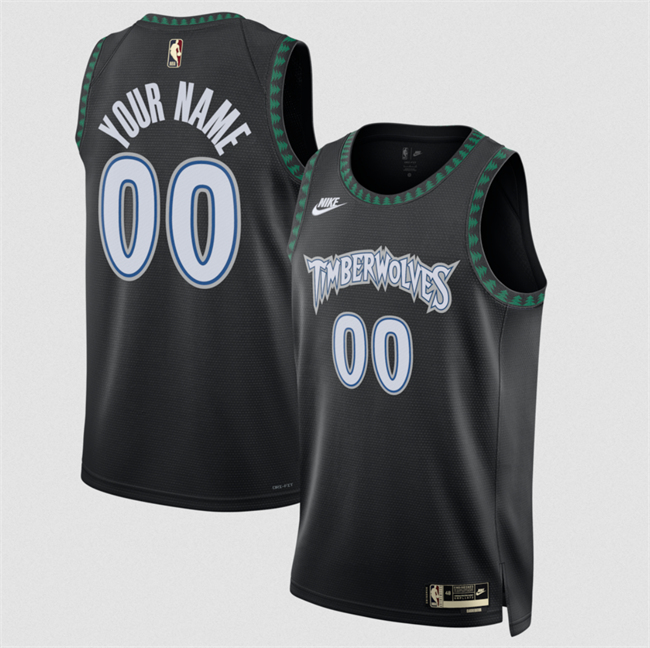Men's Minnesota Timberwolves Custom Black Trees Classic Edition 2025-26 Swingman Stitched Jersey Men's Minnesota Timberwolves Custom Black Trees Classic Edition 2025-26 Swingman Stitched Jersey