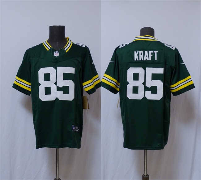 Men's Green Bay Packers #85 Tucker Kraft  Green Vapor 2025 F.U.S.E. Limited Stitched Football Jersey