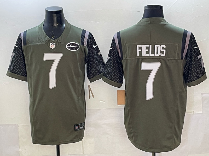 Men's New York Jets #7 Justin Fields Gotham City Football Club Nike Rivalries 2025 F.U.S.E. Vapor Limited Jersey
