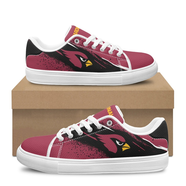 Women's Arizona Cardinals Low Top Casual Sneakers Shoes 001 Women's Arizona Cardinals Low Top Casual Sneakers Shoes 001
