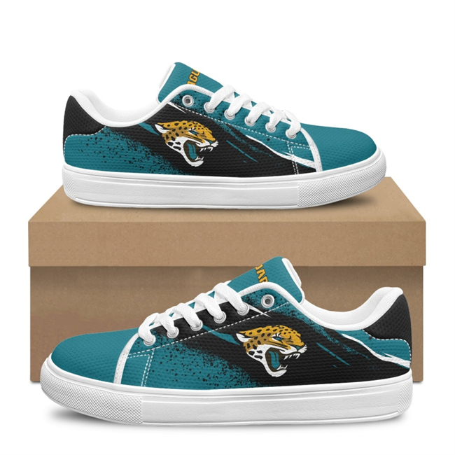 Women's Jacksonville Jaguars Low Top Casual Sneakers Shoes 001 Women's Jacksonville Jaguars Low Top Casual Sneakers Shoes 001