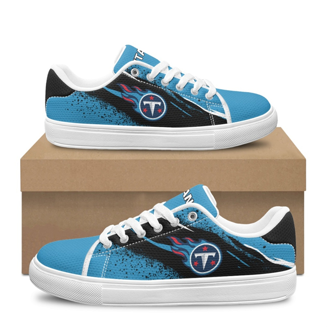 Women's Tennessee Titans Low Top Casual Sneakers Shoes 001 Women's Tennessee Titans Low Top Casual Sneakers Shoes 001