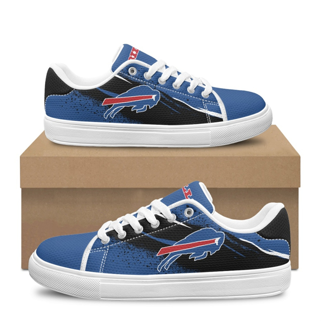 Men's Buffalo Bills Low Top Casual Sneakers Shoes 001 Men's Buffalo Bills Low Top Casual Sneakers Shoes 001