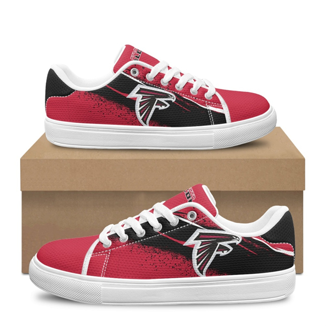 Men's Atlanta Falcons Low Top Casual Sneakers Shoes 001 Men's Atlanta Falcons Low Top Casual Sneakers Shoes 001