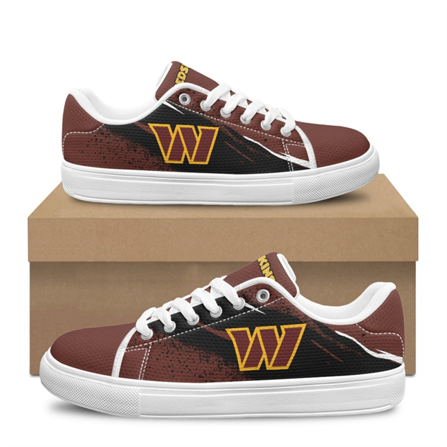 Men's Washington Commanders Low Top Casual Sneakers Shoes 001 Men's Washington Commanders Low Top Casual Sneakers Shoes 001