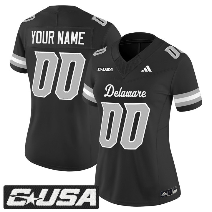 Women's Delaware Blue Hens Custom 2025 Vapor F.U.S.E. Limited Stitched Jersey - Black