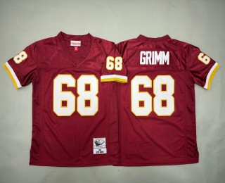 Youth Washington Commanders #68 Russ Grimm 1986 Throwback Stitched Football Jersey Red