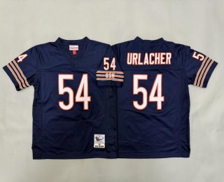 Youth Chicago Bears #54 Brian Urlacher Navy 2001 Throwback Stitched Jersey