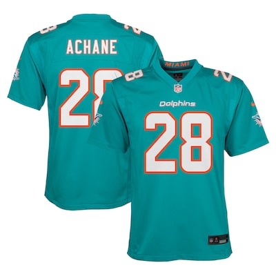 Youth Miami Dolphins #28 De'Von Achane Aqua Nike Stitched Vapor Untouchable Limited Jersey