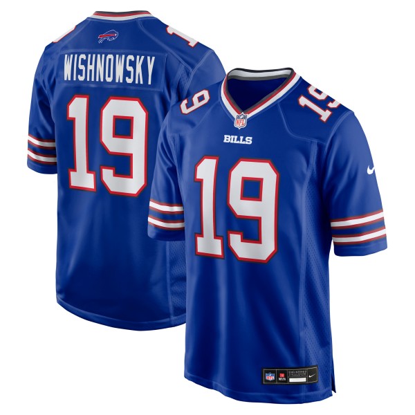 Men's Buffalo Bills #19 Mitch Wishnowsky Nike Royal Team Stitched Game Jersey