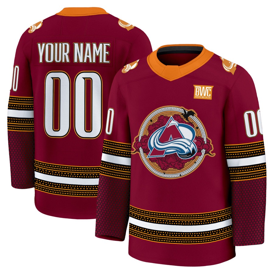Colorado Avalanche Custom 'Wingleader Edition' Premium 2025 Stitched Hockey Jersey