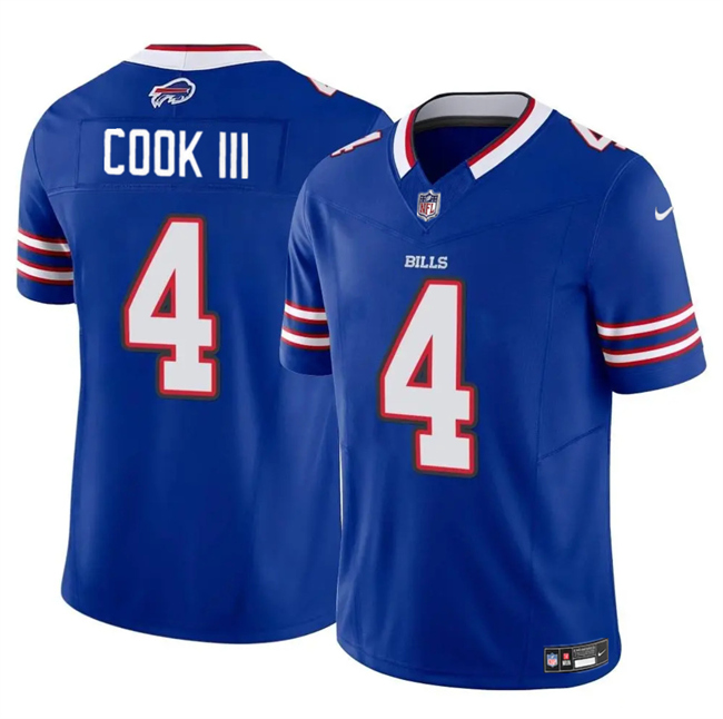 Toddlers Buffalo Bills #4 James Cook III Blue 2025 F.U.S.E. Vapor Untouchable Limited Stitched Football Jersey