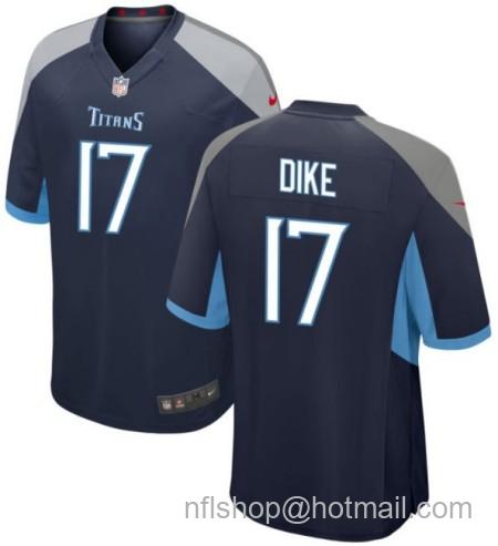 Youth Tennessee Titans #17 Chimere Dike Navy Team Stitched Vapor Untouchable Limited Jersey