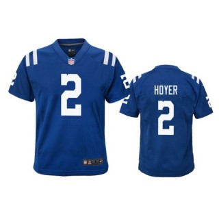 Men's Indianapolis Colts #2 Brian Hoyer Royal Color Rush Vapor Untouchable Limited Stitched Football Jersey