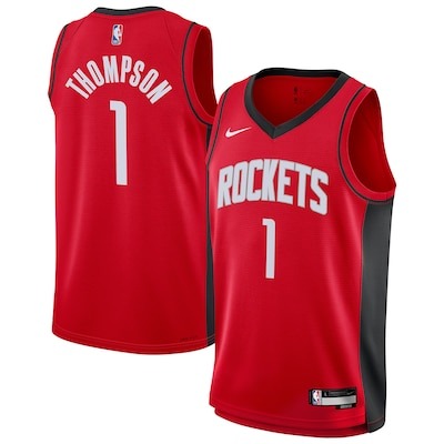 Youth Houston Rockets #1 Amen Thompson Red Icon Edition Nike Swingman Stitched Jersey