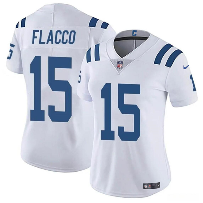 Women's Indianapolis Colts Active Player Custom White Vapor Untouchable Limited Stitched Football Jersey