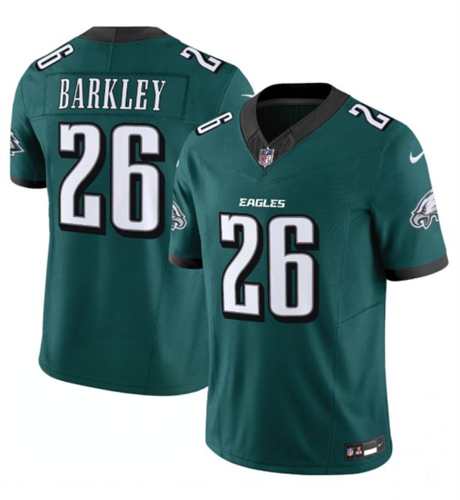 Men's Philadelphia Eagles #26 Saquon Barkley Green 2024 New F.U.S.E. Vapor Untouchable Limited Stitched Football Jersey