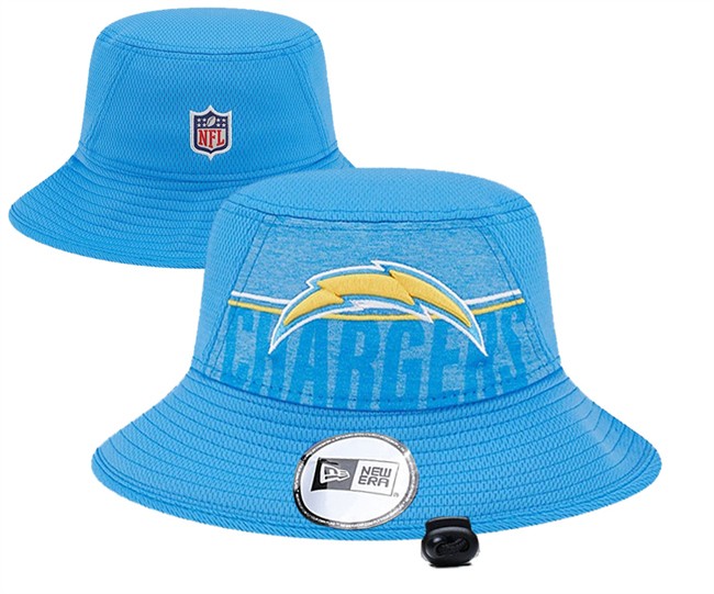 Los Angeles Chargers 2024 Stitched Bucket Fisherman Hats 003