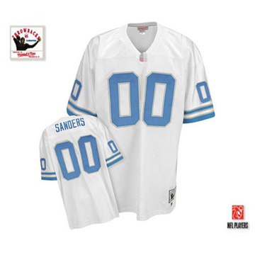 Gender's Detroit Lions Active Player Custom Throwback White Stitched NFL Jersey