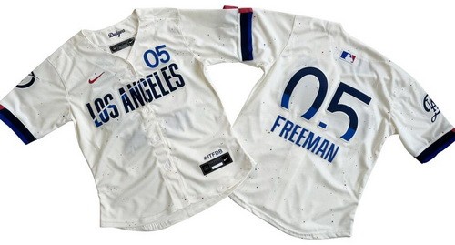 Women's Los Angeles Dodgers #5 Freddie Freeman Cream City Connect Limited Jersey