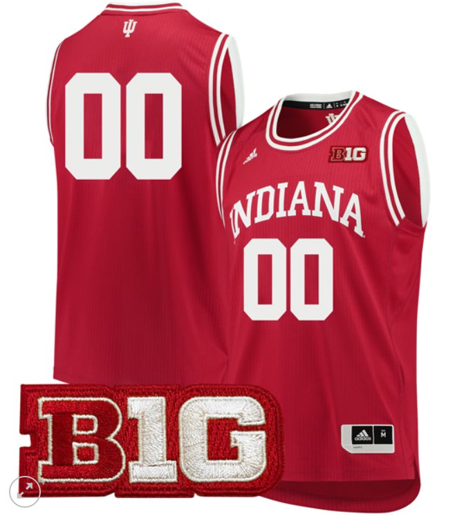 Custom Indiana Hoosiers Jersey College Basketball Stiched Crimson