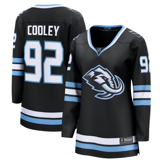 Women's Utah Mammoth #92 Logan Cooley  Black Home Breakaway Jersey