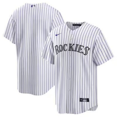 Big Size 4XL-8XL Men's Colorado Rockies Nike Home Replica Stitched Jersey - White