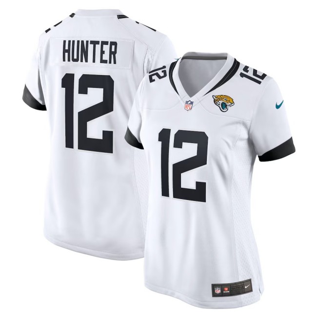 Women's Jacksonville Jaguars #12 Travis Hunter White Nike Game Jersey