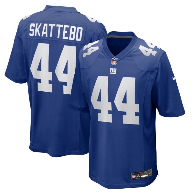 Men's New York Giants #44 Cam Skattebo Royal Nike Team Game Player Stitched NFL Jersey