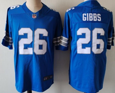 Men's Detroit Lions #26 Jahmyr Gibbs Limited Blue 2024 Vapor Jersey