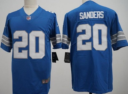 Men's Detroit Lions #20 Barry Sanders Limited Blue 2024 Vapor Jersey