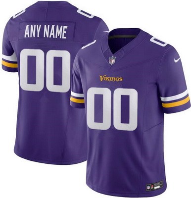 Gender Customized Minnesota Vikings Limited Purple FUSE Vapor Jersey