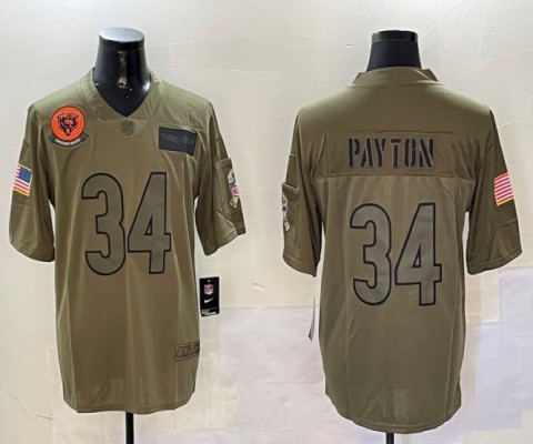 Men's Chicago Bears #34 Walter Payton Admiral Jersey