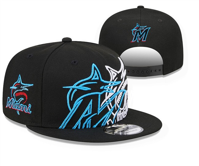 Miami Marlins 2025 Stitched Snapback Hats 001