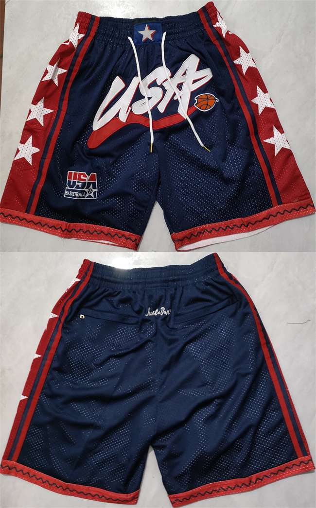 Men's Team USA Navy/Red Shorts (Run Small)