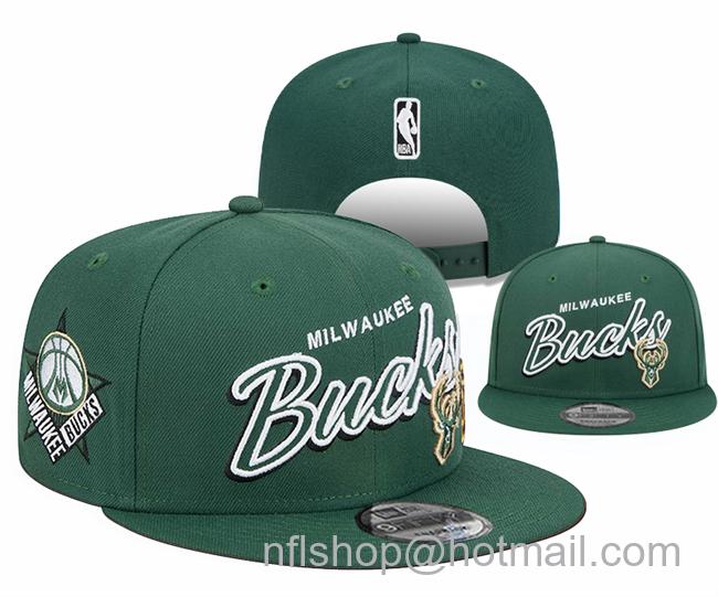 Milwaukee Bucks 2025 Stitched Snapback Hats 001